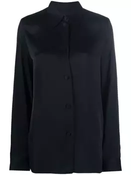 Jil Sander блузка на пуговицах, синий