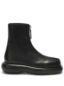 Jil Sander ботинки на молнии, черный