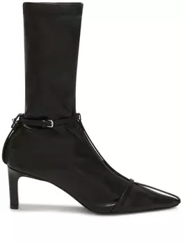 Jil Sander ботинки с ремешками, черный