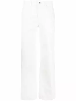 Jil Sander брюки прямого кроя, белый