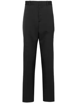 Jil Sander брюки строгого кроя, серый