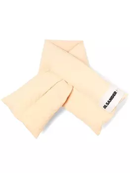 Jil Sander дутый шарф, розовый