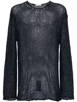 Jil Sander джемпер с логотипом, синий