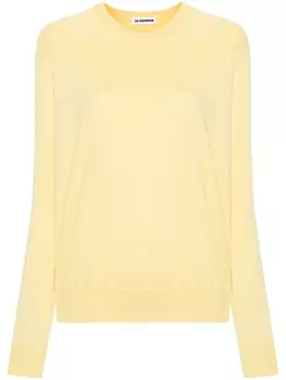 Jil Sander джемпер со вставками, желтый