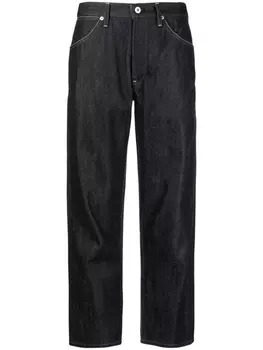 Jil Sander джинсы с контрастной строчкой, синий