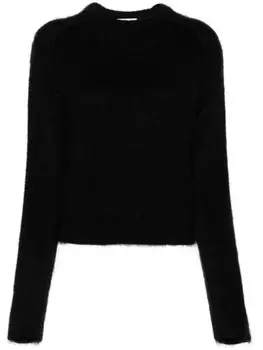 Jil Sander фактурный джемпер, черный