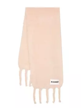 Jil Sander фактурный шарф, розовый