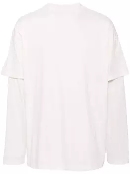 Jil Sander футболка с логотипом, белый