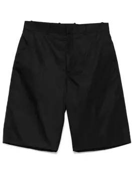 Jil Sander габардиновые шорты, черный