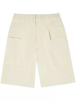 Jil Sander хлопковые шорты, белый