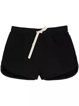 Jil Sander хлопковые шорты, черный