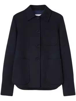 Jil Sander кашемировая куртка-рубашка, синий