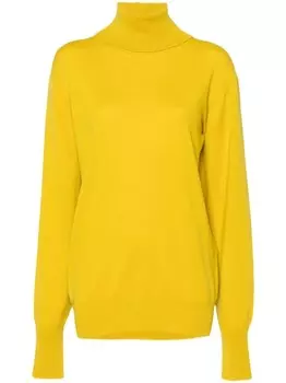 Jil Sander кашемировый джемпер, желтый
