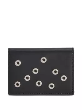 Jil Sander кошелек с люверсами, черный