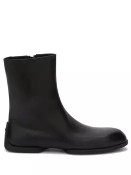 Jil Sander кожаные ботинки, черный