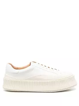 Jil Sander кроссовки на платформе, белый
