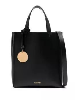 Jil Sander мини-сумка Bond из кожи, черный