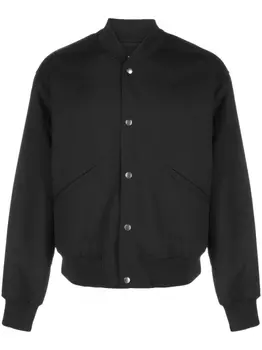 Jil Sander однотонный бомбер, черный