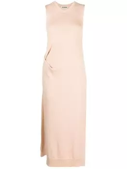 Jil Sander платье макси, розовый