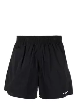 Jil Sander плавки-шорты с логотипом, черный