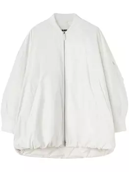 Jil Sander пуховик на молнии, белый