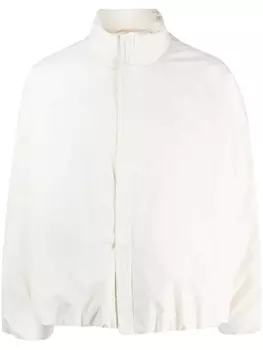 Jil Sander пуховик на молнии, белый