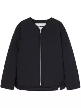 Jil Sander пуховик на молнии, черный