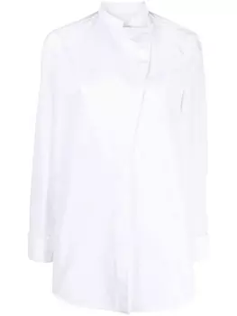 Jil Sander рубашка с запахом, белый
