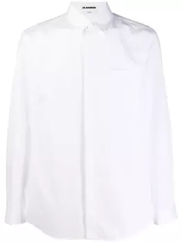 Jil Sander рубашка свободного кроя, белый