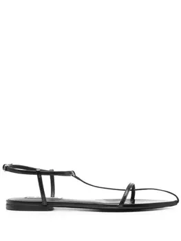 Jil Sander сандалии с ремешками, черный