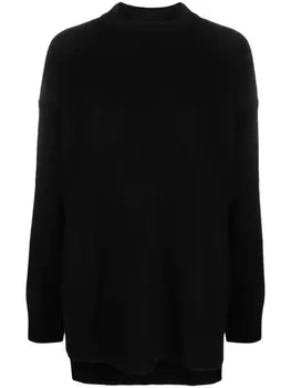 Jil Sander шерстяной джемпер, черный