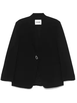 Jil Sander шерстяной пиджак, черный