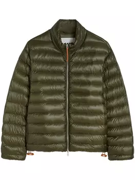 Jil Sander стеганый пуховик, зеленый