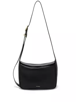 Jil Sander сумка через плечо с откидным клапаном, черный