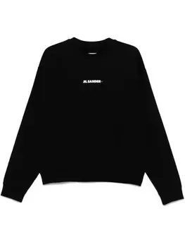 JIL SANDER+ толстовка с логотипом, черный