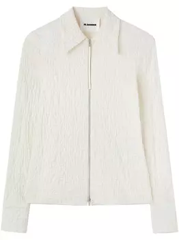 Jil Sander топ на молнии, белый