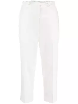 Jil Sander укороченные брюки, белый