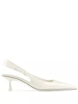 Jimmy Choo 50мм туфли Amel, белый