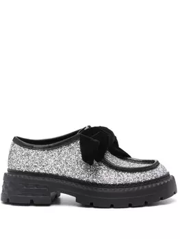 Jimmy Choo блестящие мокасины Marlow, серебристый
