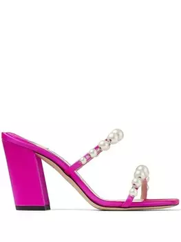 Jimmy Choo босоножки Amara 85, розовый