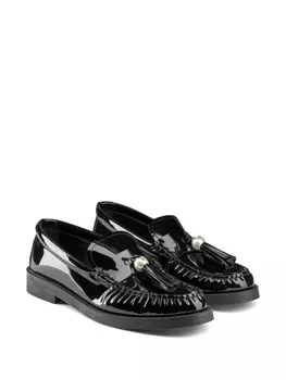 Jimmy Choo декорированные лоферы Addie, черный