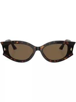 Jimmy Choo Eyewear солнцезащитные очки Skylar, коричневый