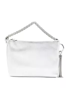 Клатч Jimmy Choo 'Callie' с металлической кисточкой, серый