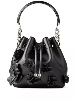 Маленькая сумка-ведро Jimmy Choo Bon Bon, черный