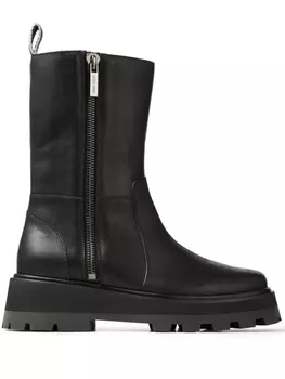 Jimmy Choo массивные ботинки Bay Flat, черный