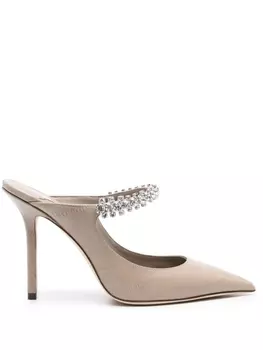 Jimmy Choo мюли Bing 100, серый