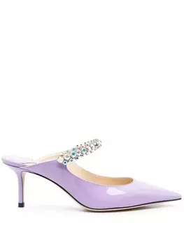 Jimmy Choo мюли Bing 65, фиолетовый