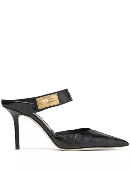 Jimmy Choo мюли Nell 85, черный