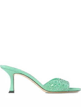Jimmy Choo мюли Skye 70, зеленый