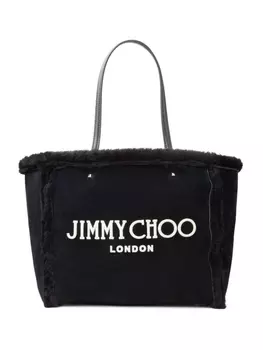 Jimmy Choo сумка-тоут Avenue из овчины, черный